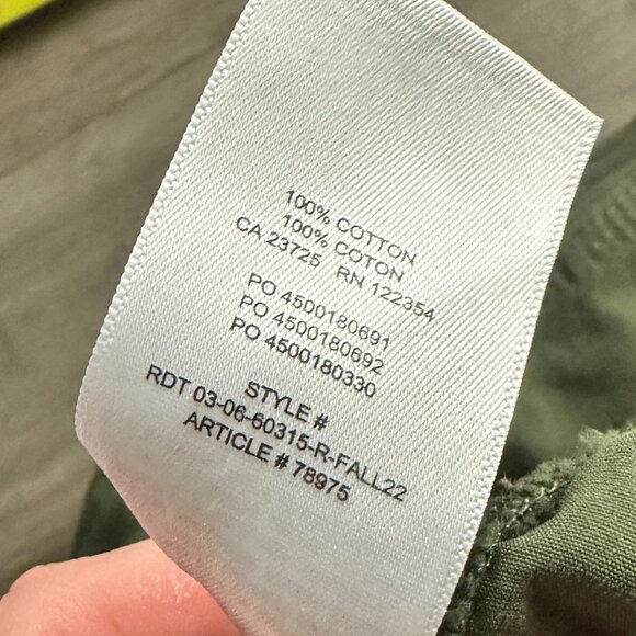 Aritzia tna greenwich pant cargo wide leg pants size 00 - Picture 6 of 9